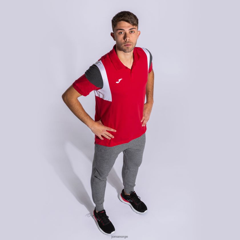 nei Joma poloskjorte kortermet komfort iii rød FBD0T03079 menn