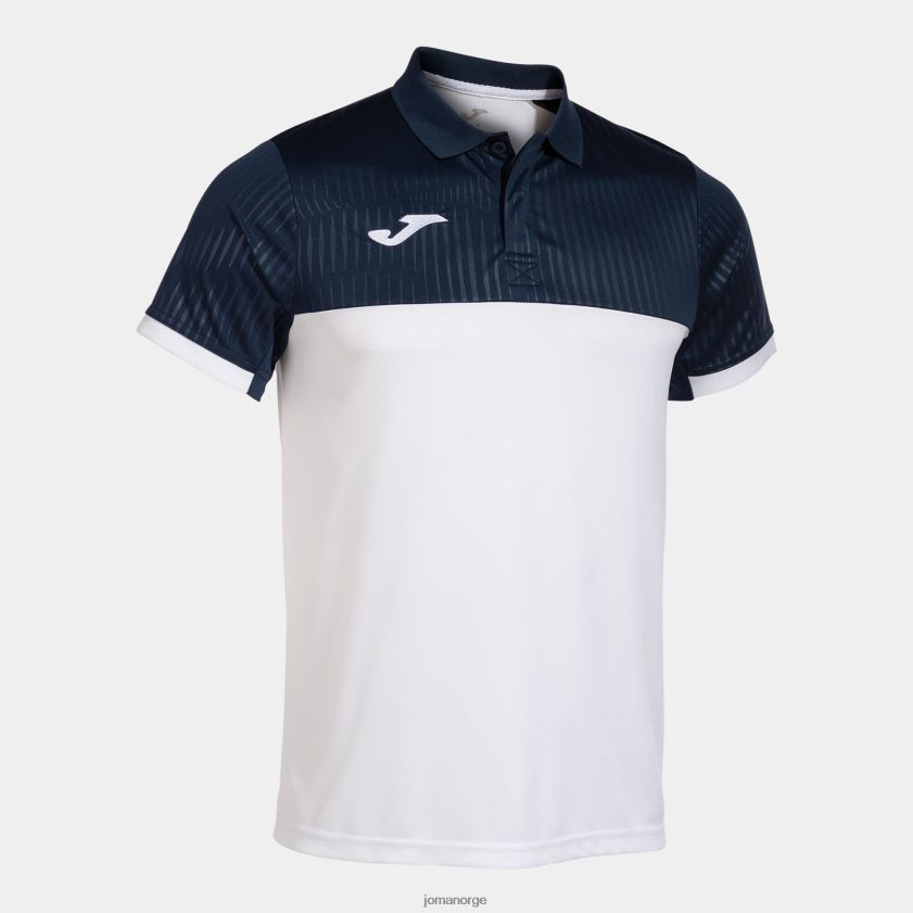 nei Joma poloskjorte kortermet montreal hvit marineblå FBD0T0613 menn
