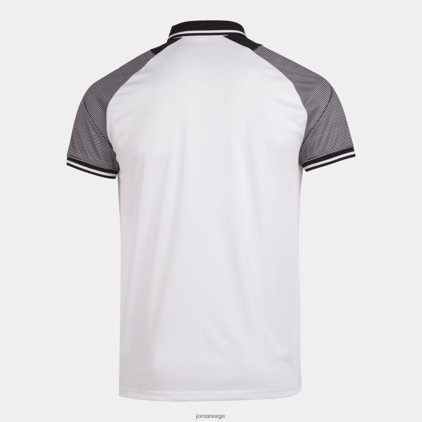 nei Joma poloskjorte kortermet nødvendig ii hvit svart FBD0T0564 menn