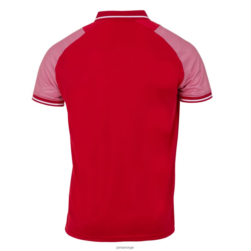 nei Joma poloskjorte kortermet nødvendig ii rød Hvit FBD0T0250 menn