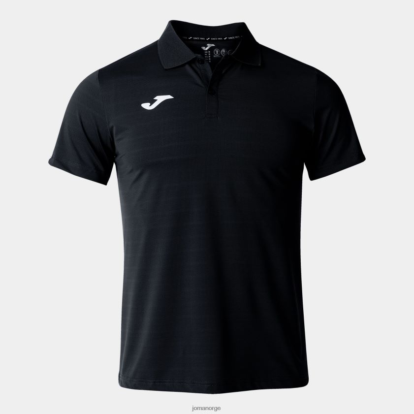 nei Joma poloskjorte kortermet torneo svart FBD0T04658 menn