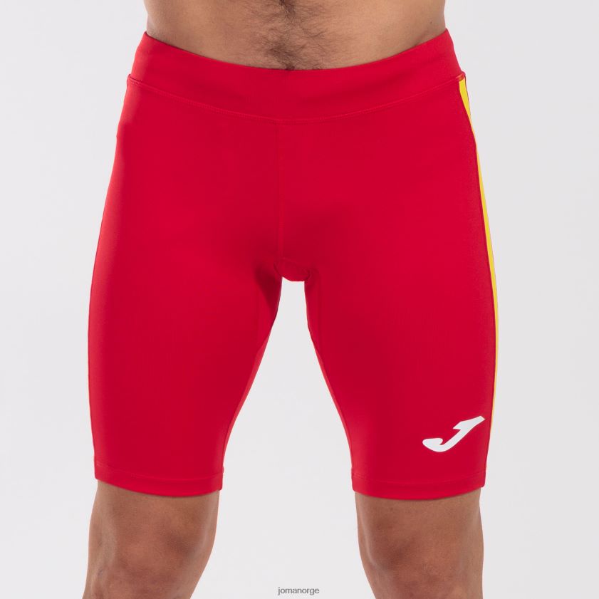nei Joma korte tights elite vii rød gul FBD0T04623 menn