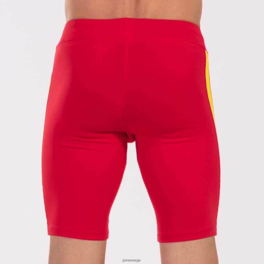 nei Joma korte tights elite vii rød gul FBD0T04623 menn