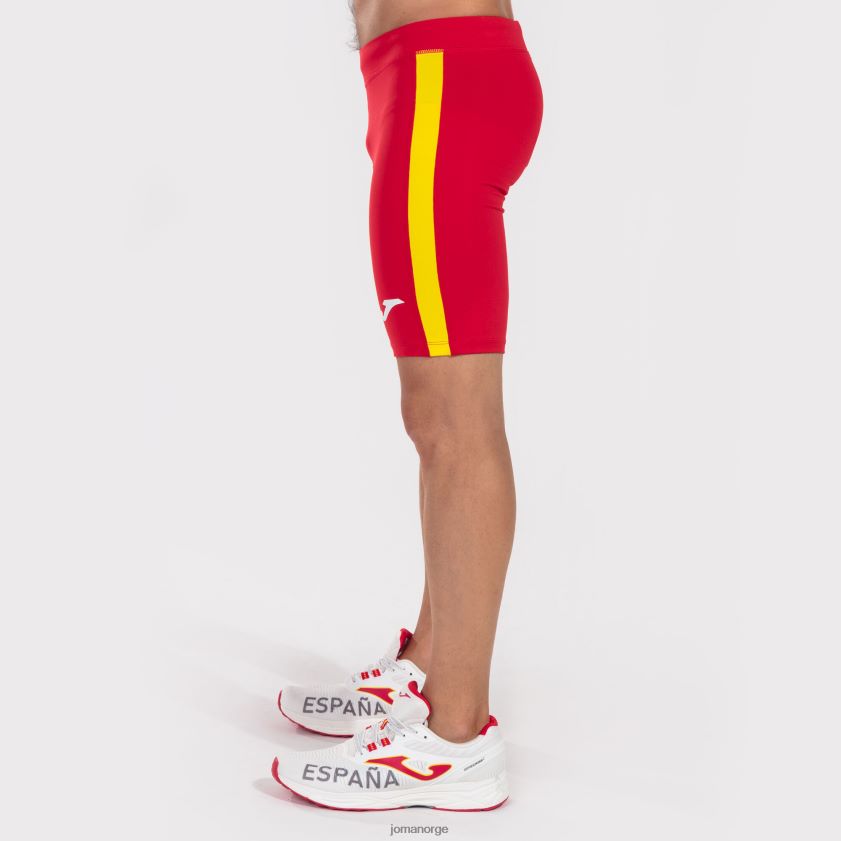 nei Joma korte tights elite vii rød gul FBD0T04623 menn