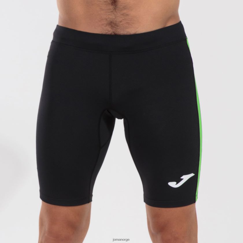 nei Joma korte tights elite vii svart fluorescerende grønn FBD0T03403 menn