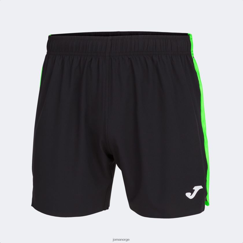nei Joma shorts elite vii svart fluorescerende grønn FBD0T04361 menn