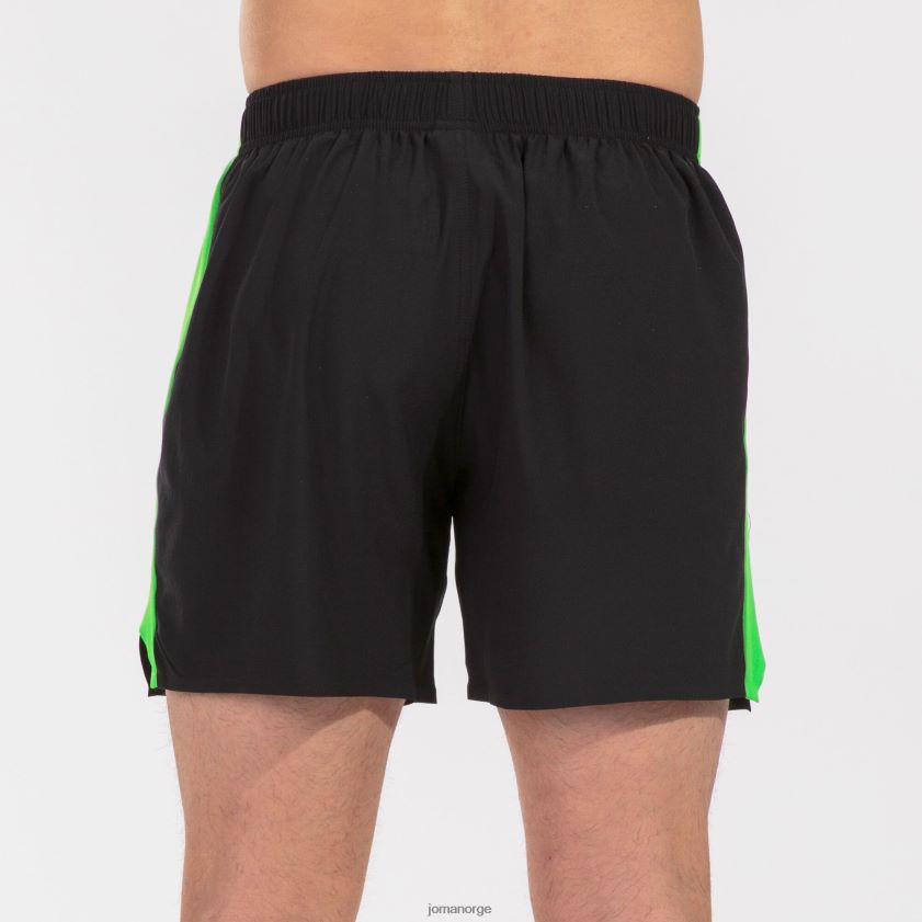 nei Joma shorts elite vii svart fluorescerende grønn FBD0T04361 menn