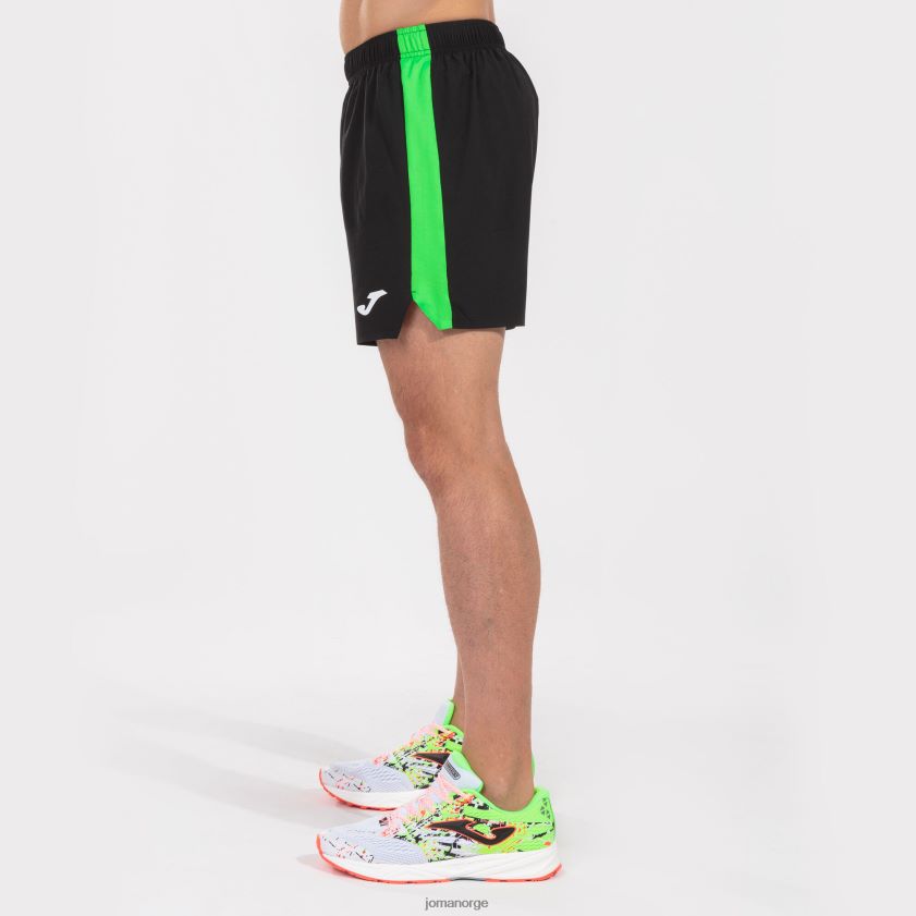 nei Joma shorts elite vii svart fluorescerende grønn FBD0T04361 menn
