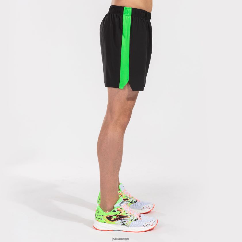 nei Joma shorts elite vii svart fluorescerende grønn FBD0T04361 menn