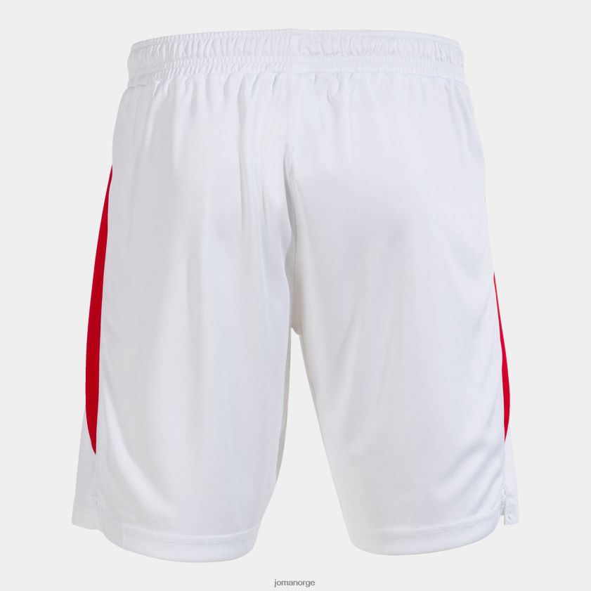 nei Joma shorts glasgow hvit rød FBD0T01321 menn