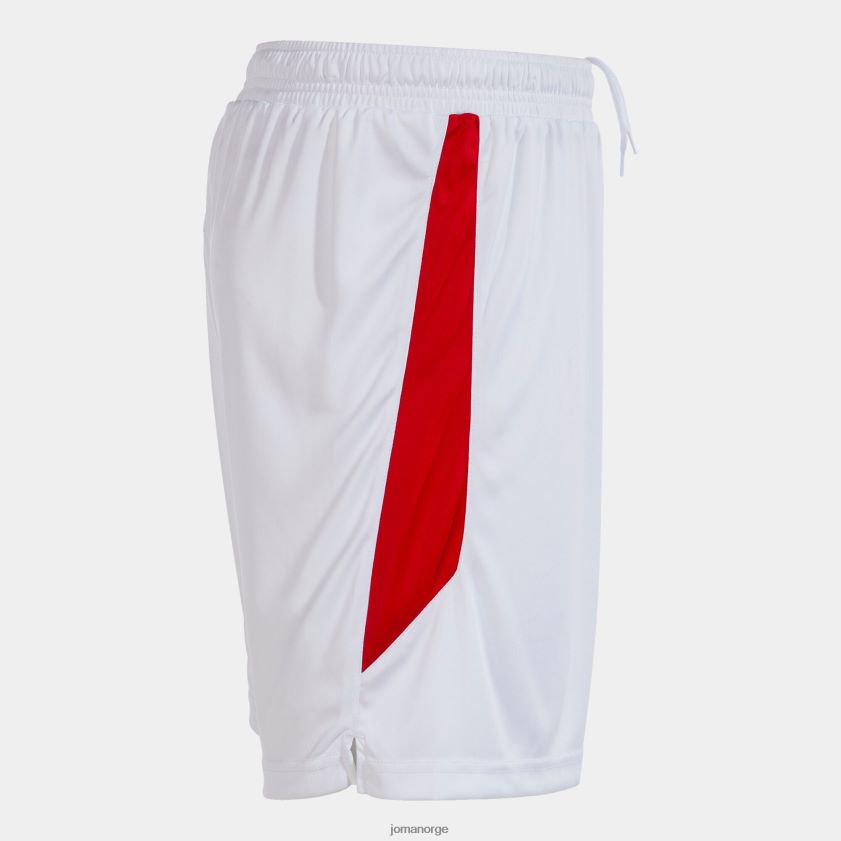 nei Joma shorts glasgow hvit rød FBD0T01321 menn