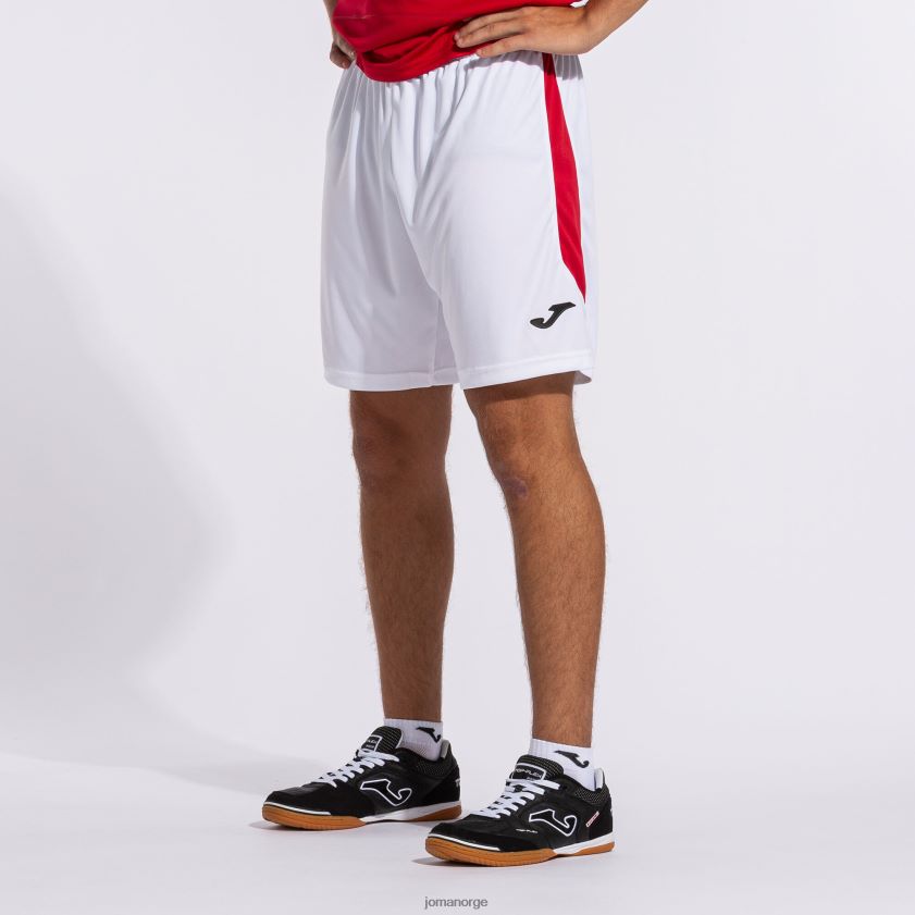 nei Joma shorts glasgow hvit rød FBD0T01321 menn