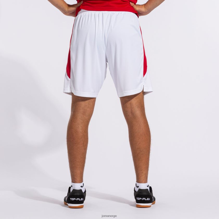 nei Joma shorts glasgow hvit rød FBD0T01321 menn