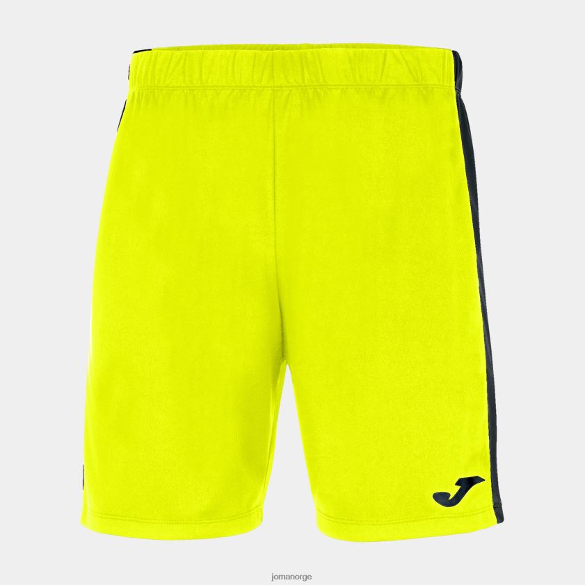nei Joma shorts maxi fluorescerende gul svart FBD0T03364 menn