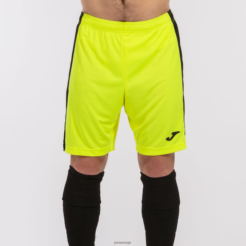 nei Joma shorts maxi fluorescerende gul svart FBD0T03364 menn