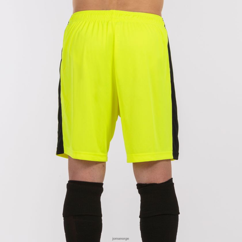 nei Joma shorts maxi fluorescerende gul svart FBD0T03364 menn
