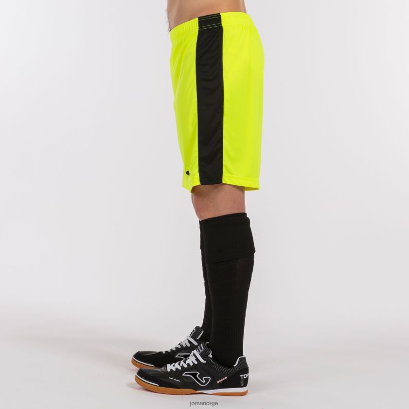 nei Joma shorts maxi fluorescerende gul svart FBD0T03364 menn