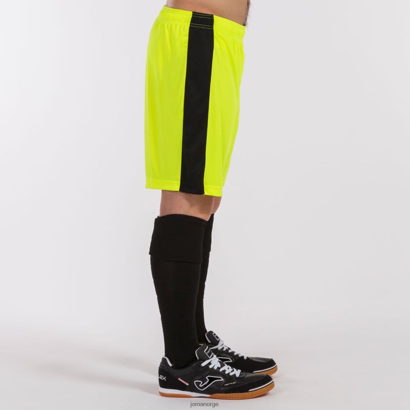nei Joma shorts maxi fluorescerende gul svart FBD0T03364 menn