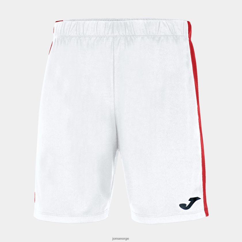 nei Joma shorts maxi hvit rød FBD0T04202 menn