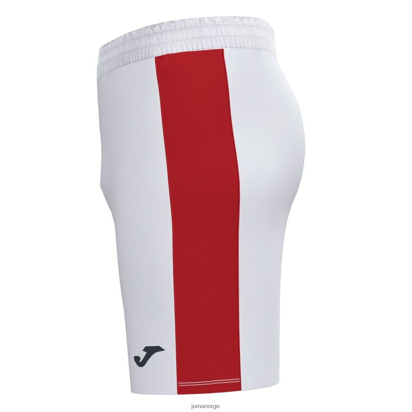 nei Joma shorts maxi hvit rød FBD0T04202 menn