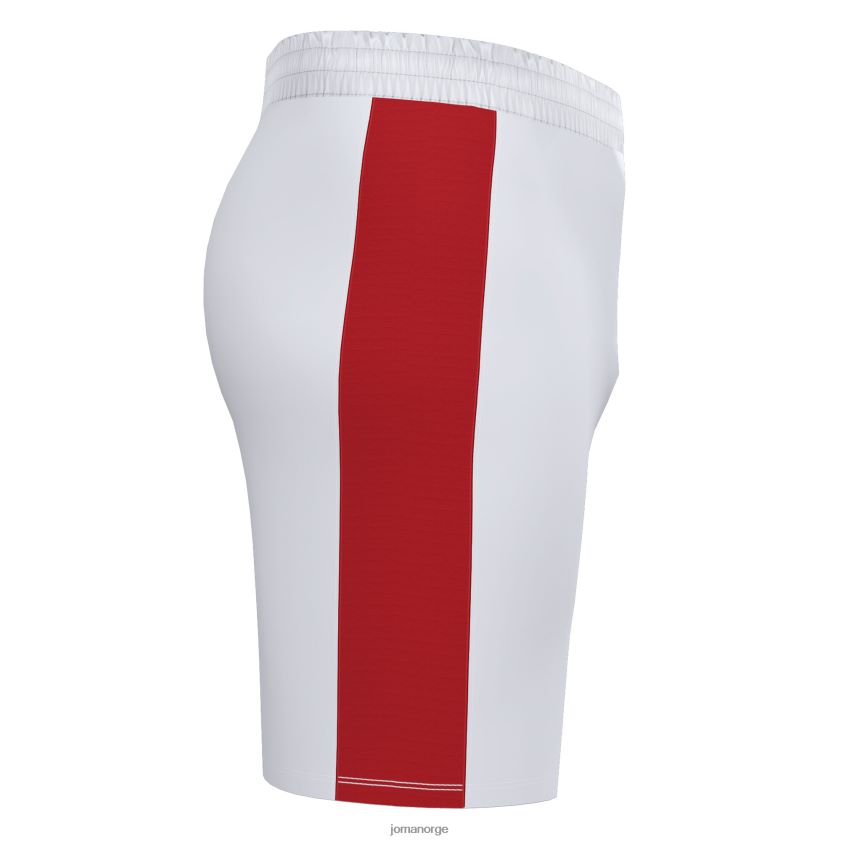 nei Joma shorts maxi hvit rød FBD0T04202 menn