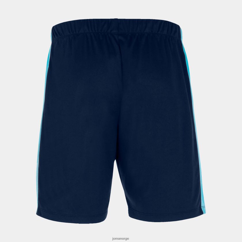 nei Joma shorts maxi marineblå fluorescerende turkis FBD0T04596 menn