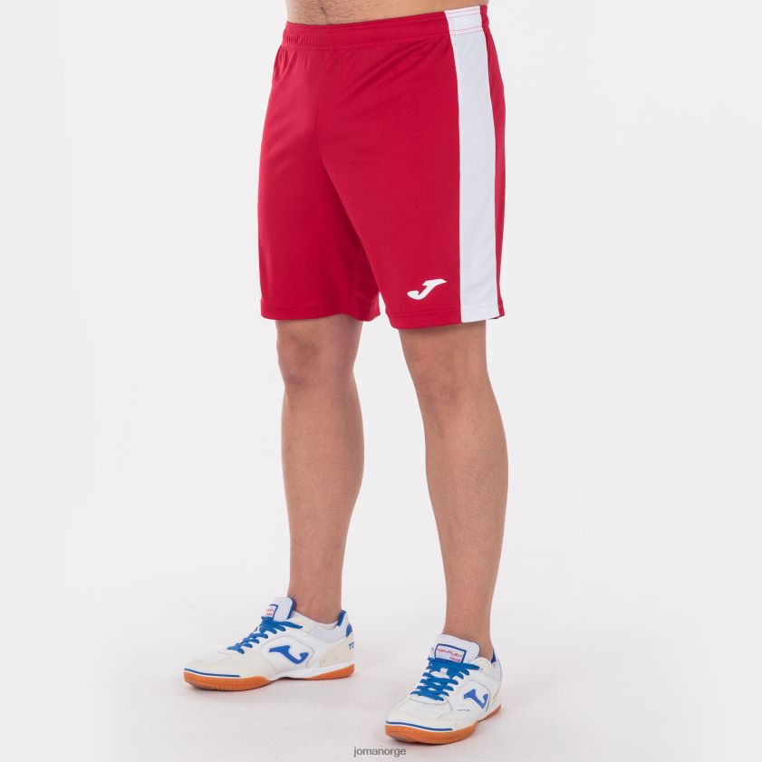 nei Joma shorts maxi rød Hvit FBD0T01455 menn