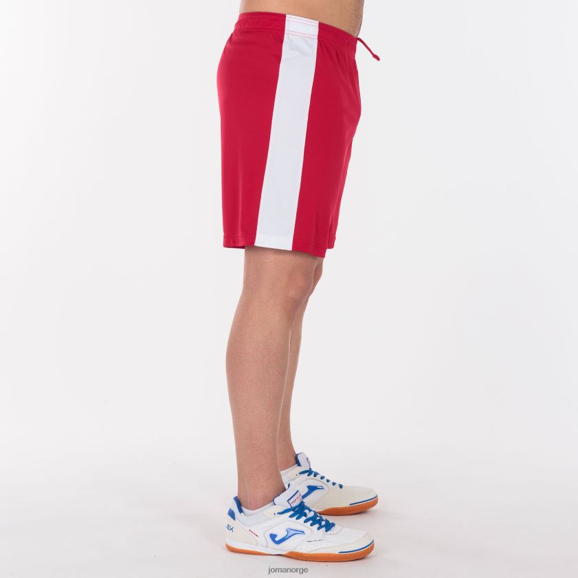nei Joma shorts maxi rød Hvit FBD0T01455 menn