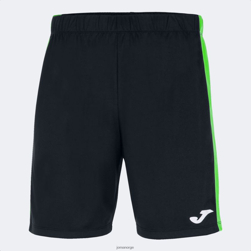 nei Joma shorts maxi svart fluorescerende grønn FBD0T04197 menn