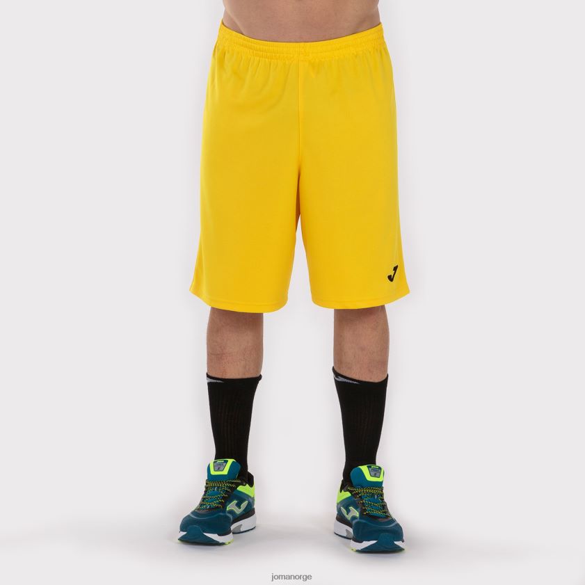 nei Joma shorts nobel lang gul FBD0T04360 menn