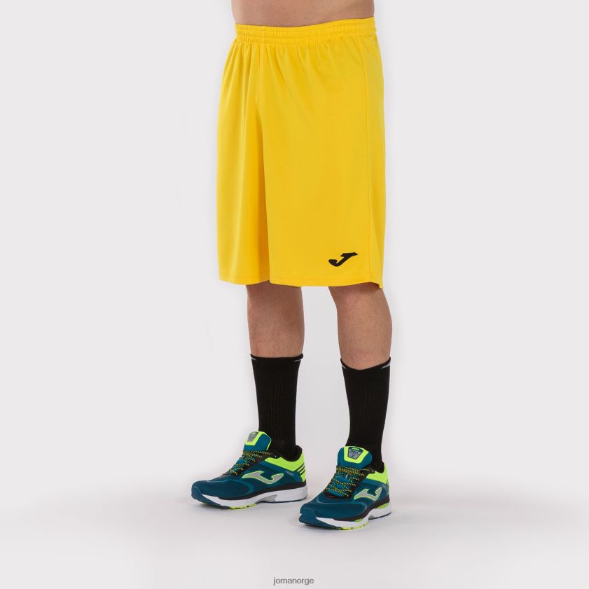 nei Joma shorts nobel lang gul FBD0T04360 menn