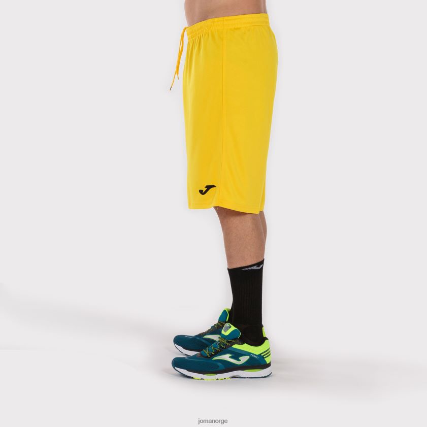 nei Joma shorts nobel lang gul FBD0T04360 menn
