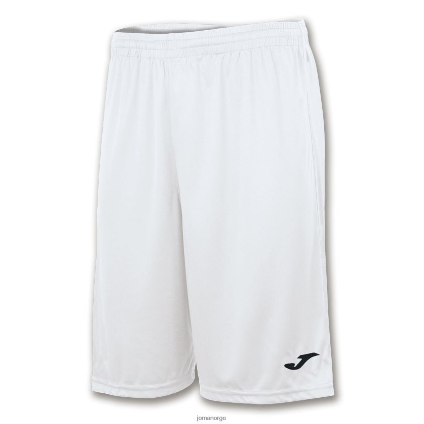 nei Joma shorts nobel lang hvit FBD0T0538 menn