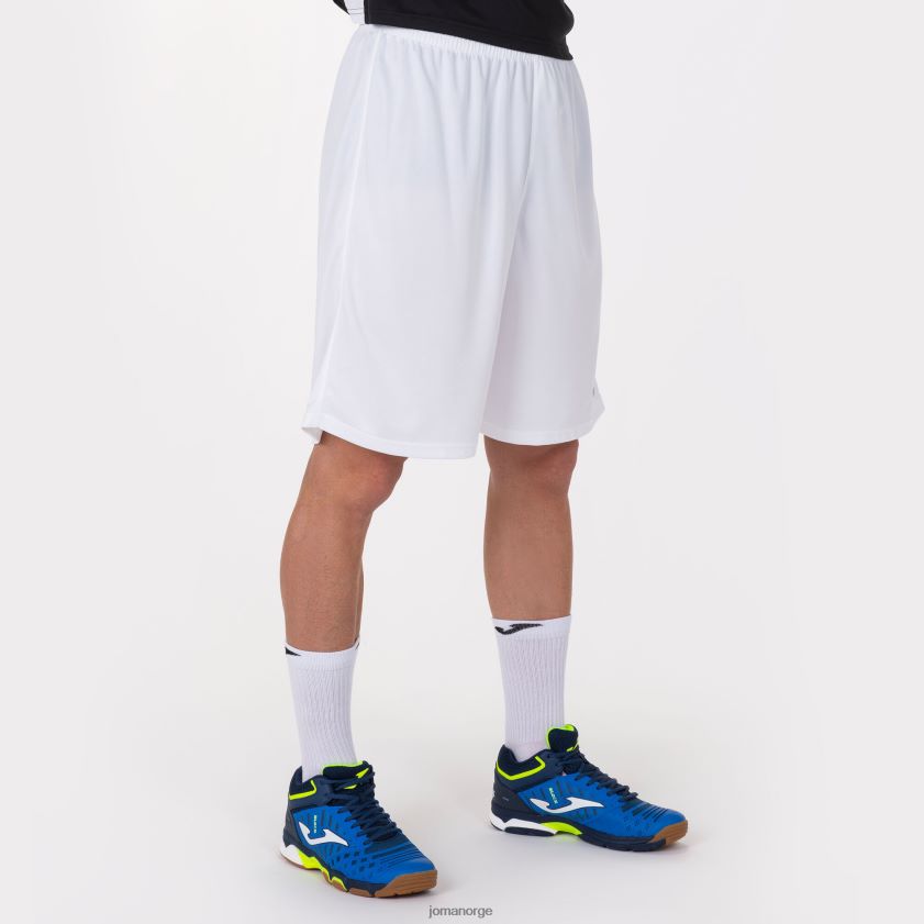 nei Joma shorts nobel lang hvit FBD0T0538 menn