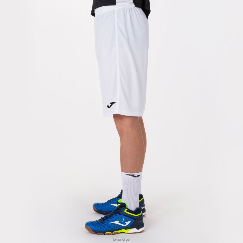 nei Joma shorts nobel lang hvit FBD0T0538 menn