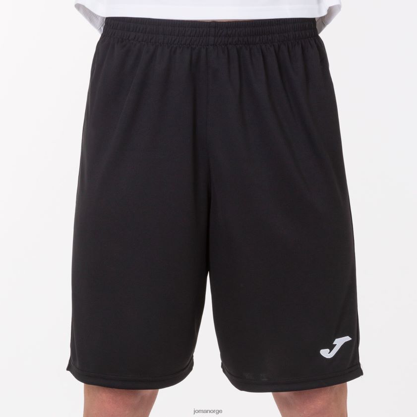nei Joma shorts nobel lang svart FBD0T02848 menn