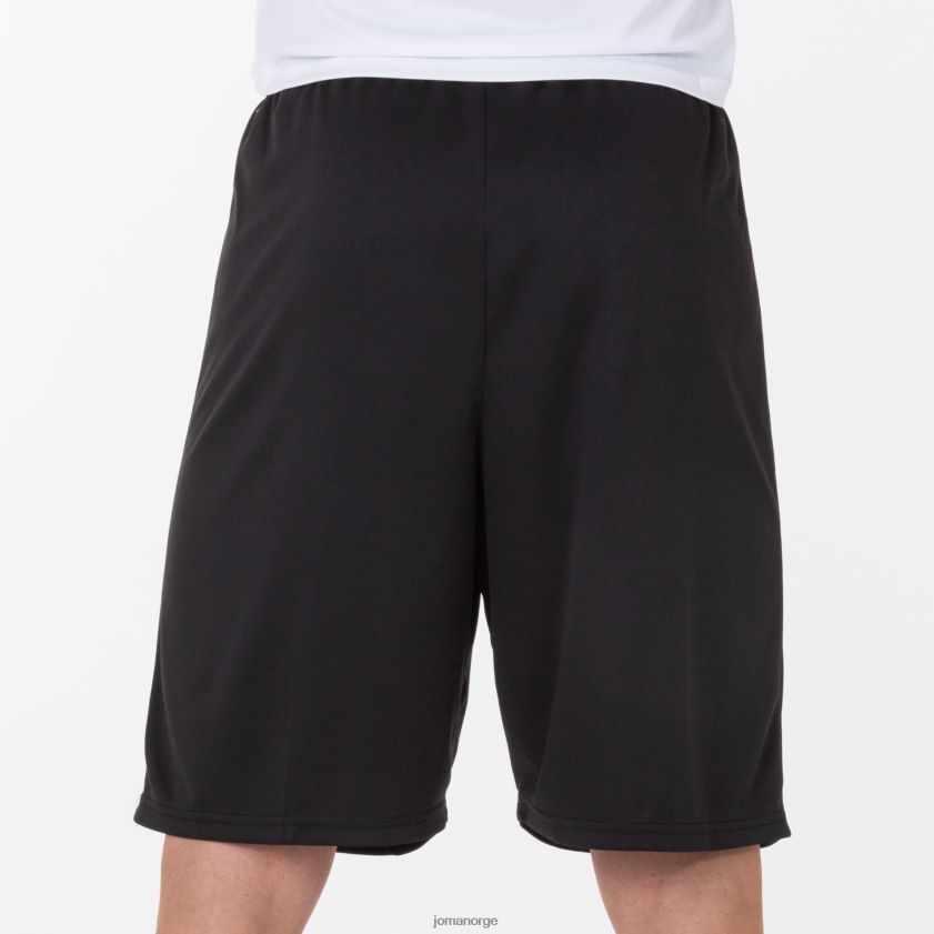 nei Joma shorts nobel lang svart FBD0T02848 menn