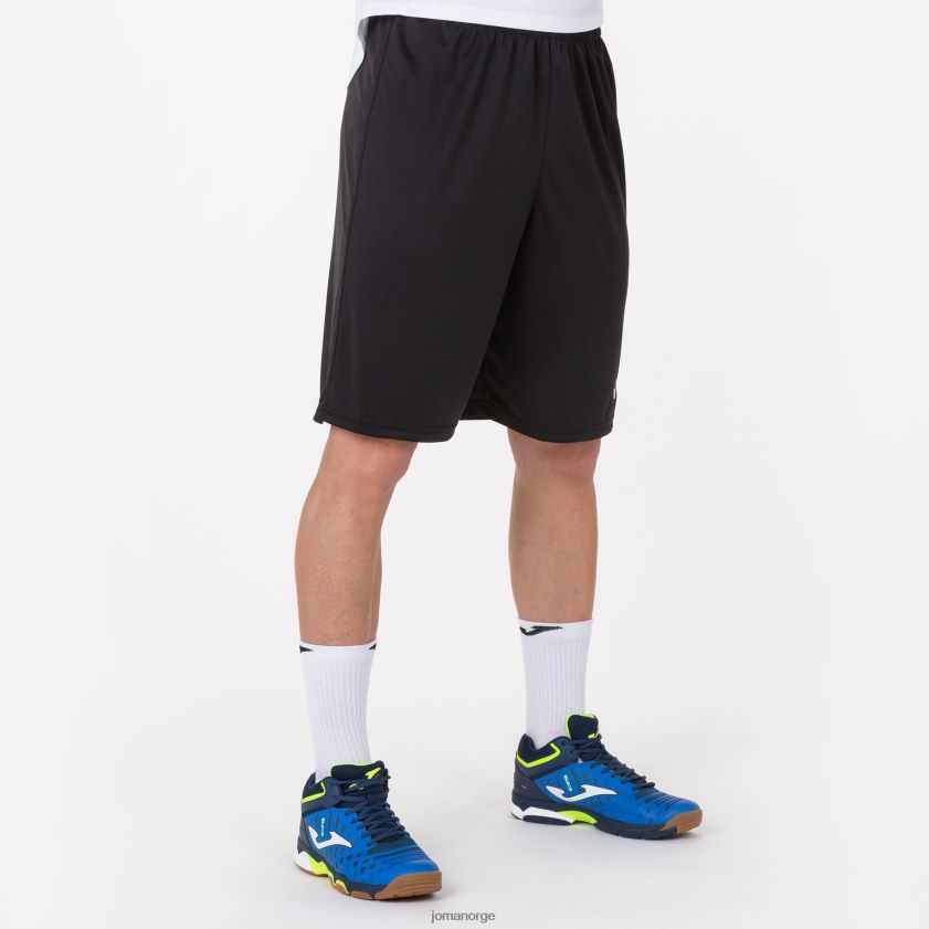 nei Joma shorts nobel lang svart FBD0T02848 menn