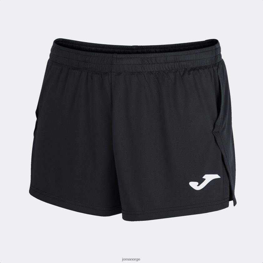 nei Joma shorts plate ii svart FBD0T04544 menn