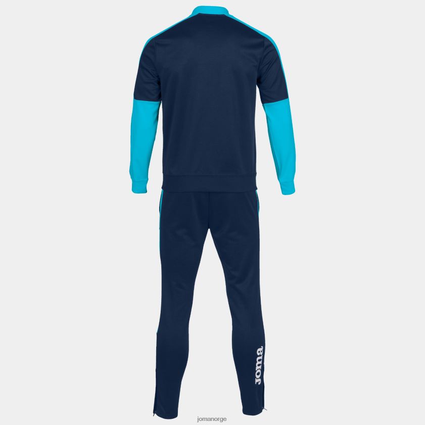 nei Joma økomesterskap i treningsdrakt marineblå fluorescerende turkis FBD0T0114 menn