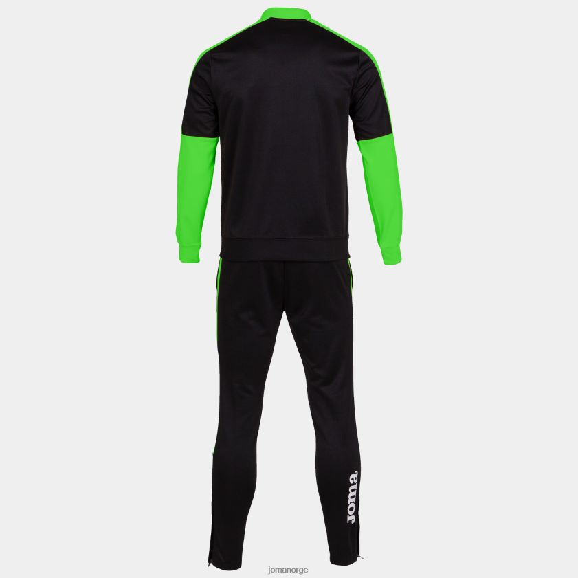 nei Joma økomesterskap i treningsdrakt svart fluorescerende grønn FBD0T0352 menn