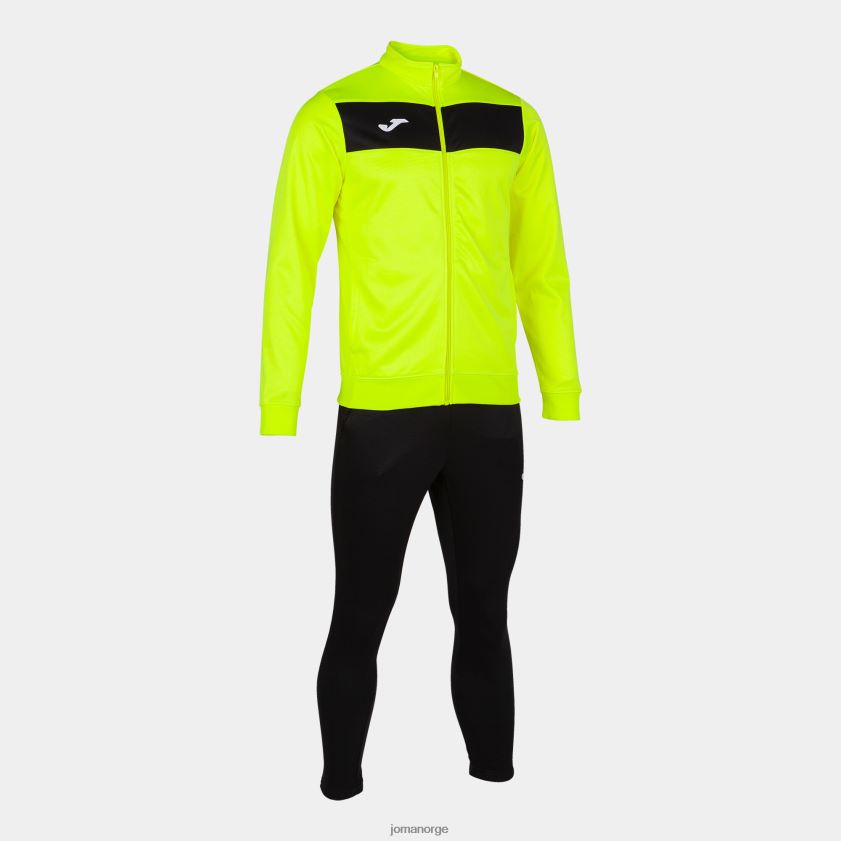 nei Joma treningsdress akademi ii fluorescerende gul svart FBD0T03477 menn