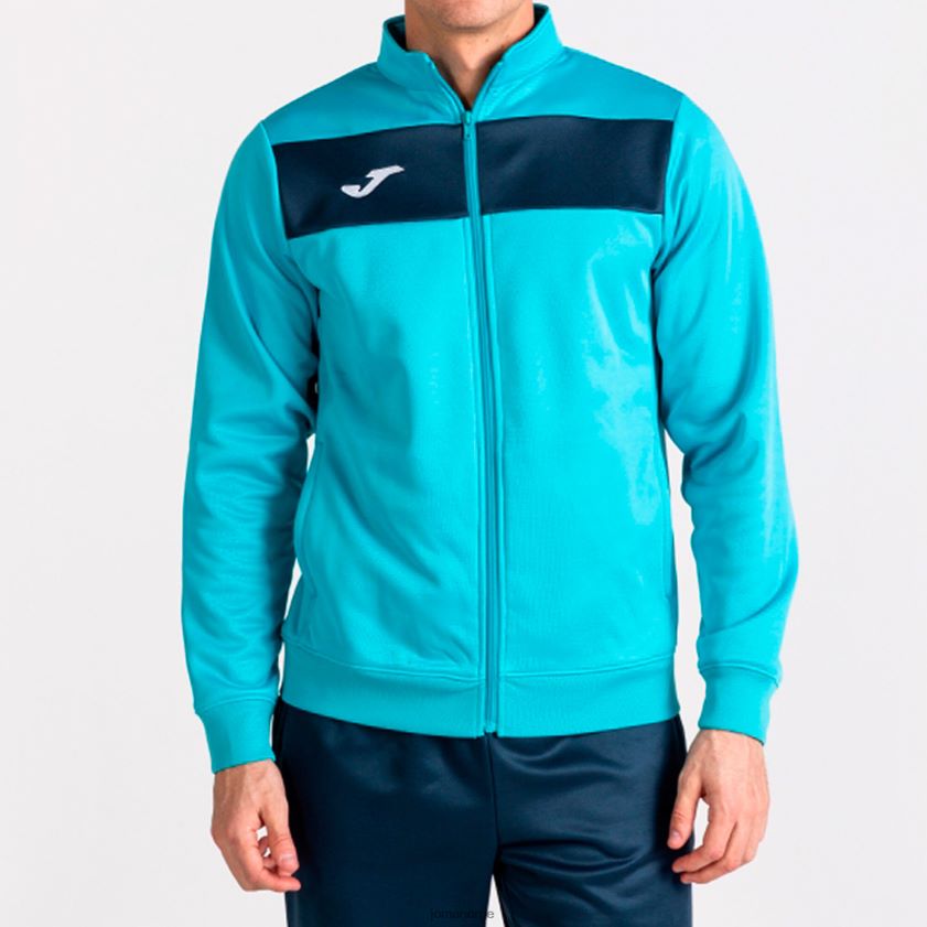 nei Joma treningsdress akademi ii fluorescerende turkis marineblå FBD0T04384 menn