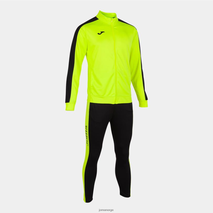 nei Joma treningsdress akademi iii fluorescerende gul svart FBD0T04199 menn