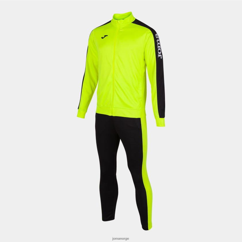 nei Joma treningsdress akademi iii fluorescerende gul svart FBD0T04199 menn