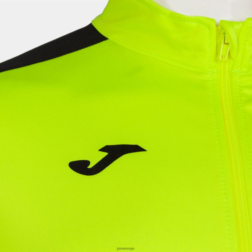 nei Joma treningsdress akademi iii fluorescerende gul svart FBD0T04199 menn