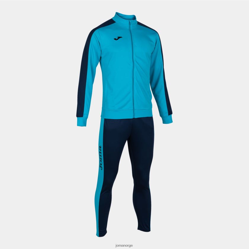 nei Joma treningsdress akademi iii fluorescerende turkis marineblå FBD0T04217 menn