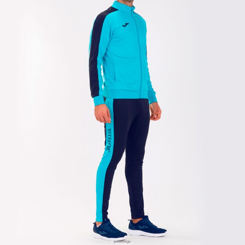 nei Joma treningsdress akademi iii fluorescerende turkis marineblå FBD0T04217 menn