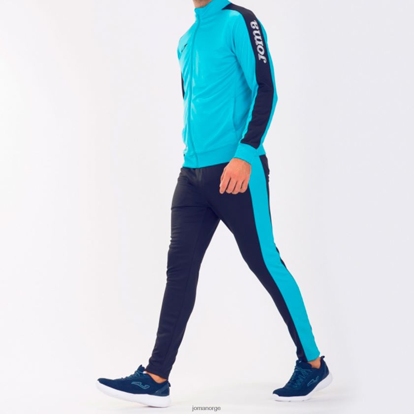 nei Joma treningsdress akademi iii fluorescerende turkis marineblå FBD0T04217 menn