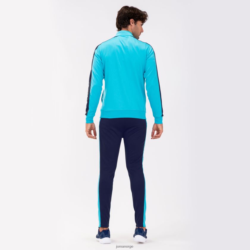 nei Joma treningsdress akademi iii fluorescerende turkis marineblå FBD0T04217 menn